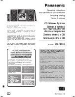 Panasonic SC-PM46 Operating Instructions Manual preview