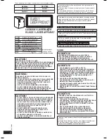 Preview for 2 page of Panasonic SC-PM5 Operating Instructions Manual