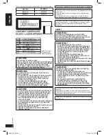 Preview for 2 page of Panasonic SC-PMX4 Operating Intstructions