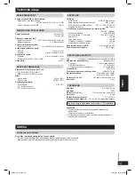 Предварительный просмотр 47 страницы Panasonic SC-PMX4 Operating Intstructions