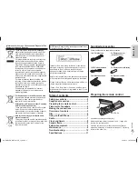 Preview for 3 page of Panasonic SC-PMX5 Operating Instructions Manual