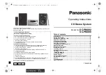 Panasonic SC-PMX90 Operating Instructions Manual preview