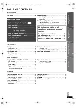 Предварительный просмотр 3 страницы Panasonic SC-PT170 Operating Instructions Manual