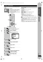 Предварительный просмотр 9 страницы Panasonic SC-PT170 Operating Instructions Manual