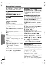 Предварительный просмотр 30 страницы Panasonic SC-PT170 Operating Instructions Manual