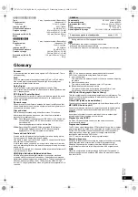 Предварительный просмотр 33 страницы Panasonic SC-PT170 Operating Instructions Manual