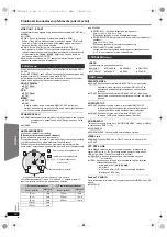 Предварительный просмотр 58 страницы Panasonic SC-PT170 Operating Instructions Manual