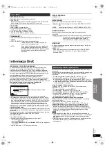 Предварительный просмотр 93 страницы Panasonic SC-PT170 Operating Instructions Manual