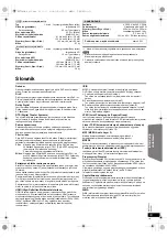 Предварительный просмотр 101 страницы Panasonic SC-PT170 Operating Instructions Manual