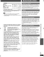 Preview for 77 page of Panasonic SC-PT465 Operating Instructions Manual