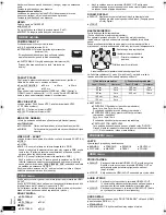 Preview for 42 page of Panasonic SC-PT580 Operating Instructions Manual