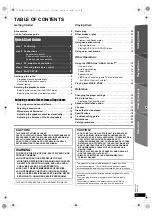 Preview for 5 page of Panasonic SC-PT70 Operating Instructions Manual