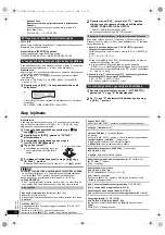 Preview for 70 page of Panasonic SC-PT70 Operating Instructions Manual