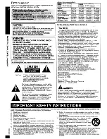 Предварительный просмотр 2 страницы Panasonic SC-PT760 Operating Instructions Manual