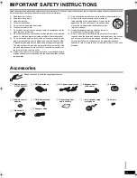 Предварительный просмотр 3 страницы Panasonic SC-PT770 Operating Instructions Manual