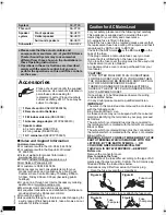 Предварительный просмотр 2 страницы Panasonic SC-PT90 Operating Instructions Manual