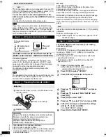 Предварительный просмотр 8 страницы Panasonic SC-PT90 Operating Instructions Manual