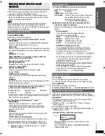 Предварительный просмотр 11 страницы Panasonic SC-PT90 Operating Instructions Manual