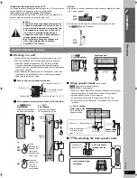 Предварительный просмотр 7 страницы Panasonic SC-PT960 Operating Instructions Manual