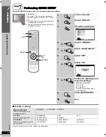 Предварительный просмотр 12 страницы Panasonic SC-PT960 Operating Instructions Manual