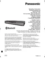 Preview for 1 page of Panasonic SC-SB1 Operating Instructions Manual