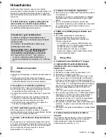 Preview for 125 page of Panasonic SC-SB1 Operating Instructions Manual