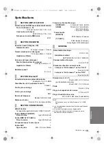 Предварительный просмотр 43 страницы Panasonic SC-SB10 Operating Instructions Manual