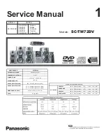 Preview for 1 page of Panasonic SC-TM72DV Service Manual