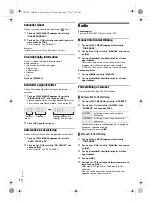 Preview for 28 page of Panasonic SC-UA3 Operating Instructions Manual