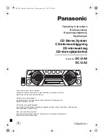 Panasonic SC-UA4 Operating Instructions Manual preview