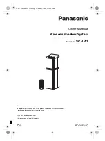 Предварительный просмотр 1 страницы Panasonic SC-UA7 Owner'S Manual