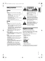 Предварительный просмотр 3 страницы Panasonic SC-UA7 Owner'S Manual
