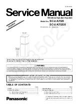 Предварительный просмотр 1 страницы Panasonic SC-UA7GS Service Manual