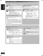 Preview for 28 page of Panasonic SC-VK450 Operating Instructions Manual