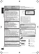 Preview for 2 page of Panasonic SC-VK480 Operating Instructions Manual