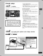 Preview for 7 page of Panasonic SC-VK61D Operating Instructions Manual