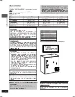 Предварительный просмотр 2 страницы Panasonic SC-VK71D Operating Instructions Manual