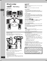 Предварительный просмотр 6 страницы Panasonic SC-VK71D Operating Instructions Manual