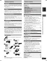 Preview for 3 page of Panasonic SC-VK725D Operating Instructions Manual