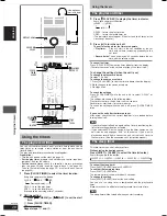 Preview for 28 page of Panasonic SC-VK725D Operating Instructions Manual