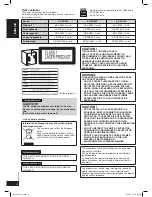 Preview for 2 page of Panasonic SC-VK760 Operation Instructions Manual