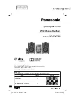 Panasonic SC-VKX65 Operating Instructions Manual preview