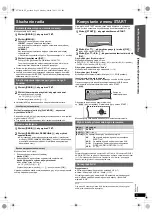 Предварительный просмотр 45 страницы Panasonic SC-XH10 Operating Instructions Manual