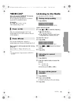 Предварительный просмотр 11 страницы Panasonic SC-XH105 Owner'S Manual