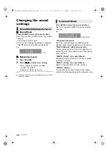 Предварительный просмотр 12 страницы Panasonic SC-XH105 Owner'S Manual