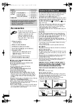 Предварительный просмотр 2 страницы Panasonic SC-XH150 Operating Instructions Manual