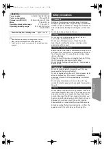 Предварительный просмотр 27 страницы Panasonic SC-XH150 Operating Instructions Manual