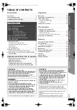 Предварительный просмотр 5 страницы Panasonic SC-XH155 Operating Instructions Manual