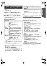 Предварительный просмотр 11 страницы Panasonic SC-XH155 Operating Instructions Manual