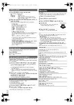 Предварительный просмотр 12 страницы Panasonic SC-XH155 Operating Instructions Manual